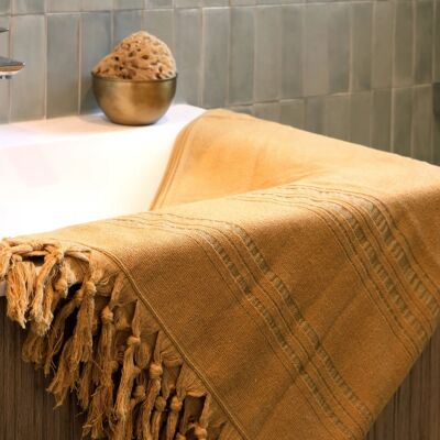 ORGANIC COTTON FOUTA - DOLCE Collection - Citrine Color