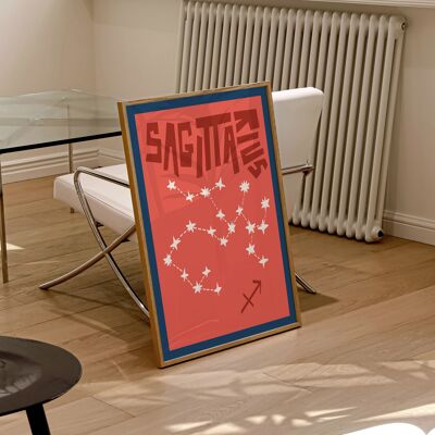 Sagittarius Art Print / Horoscope Art Print