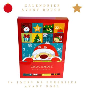 Calendrier de l'avent Rouge 6