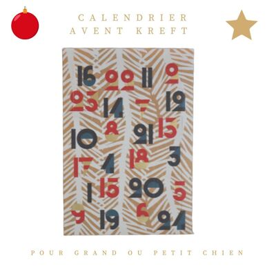 Calendrier avent beige
