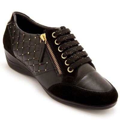 Derbies with gold details with zip and laces (2005207 - 0026)