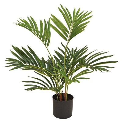 Plante artificielle vert palmier fougère (H) 65cm