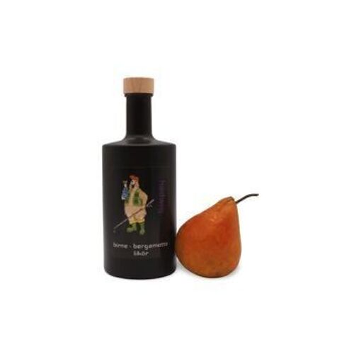 hedwig pear bergamot liqueur vol. 20% alcohol. box of 6