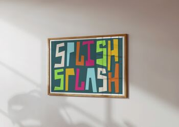 Splish Splash Art Print / Impression d’art de salle de bain 1