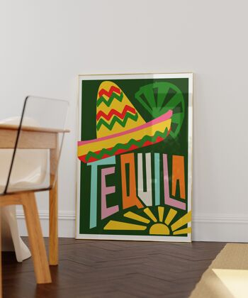 Tequila Art Print / Cadeau d’alcool 1