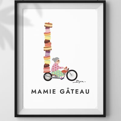 Affiche Mamie Gâteau