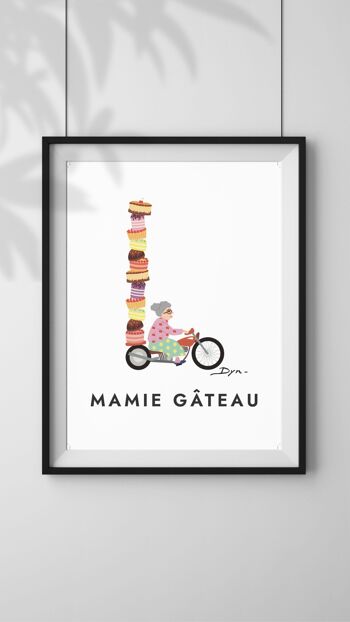 Affiche Mamie Gâteau