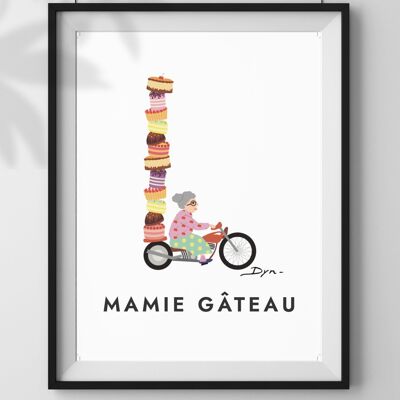 Affiche Mamie Gâteau