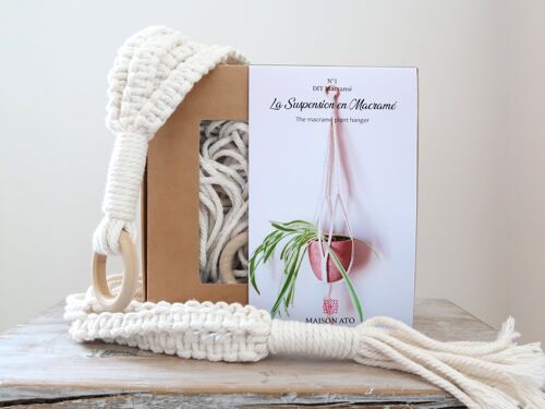 Coffret Créatif DIY - Suspension en macramé