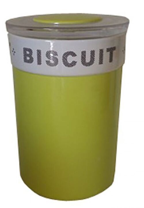 Ceramic biscuit  in green color. Dimension: 13x13x19cm LA-992GR