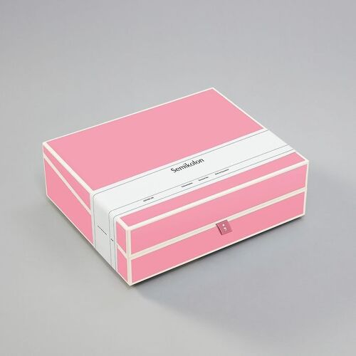 Dokumentenbox A4, flamingo