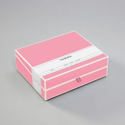 Boîte à documents A4, flamant rose