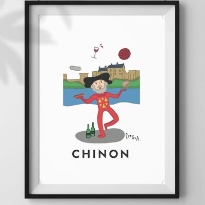 Chinon-Plakat