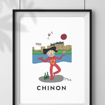 Chinon-Plakat