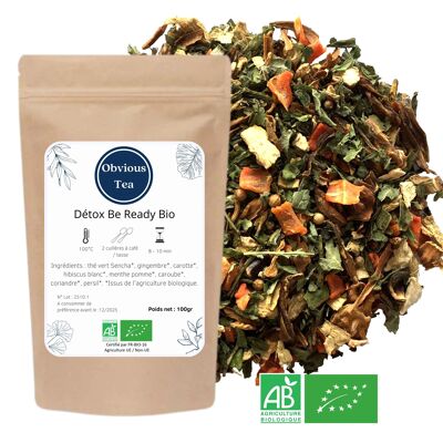 Tè verde disintossicante allo zenzero e carota biologico - Tè disintossicante sfuso