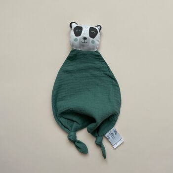 Doudou vert Panda 1