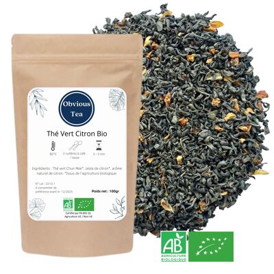 Organic Lemon Green Tea - Loose Tea