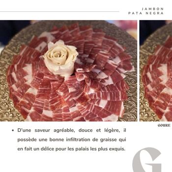 Jambon ibérique 100% artisanal « Plata Negra » - 100gr 4