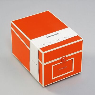 Photo box, orange