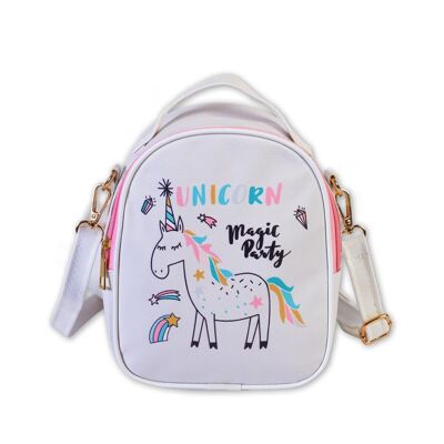 [ 12438-10 ] Cute Unicorn Backpack / Shoulder Bag for Girls