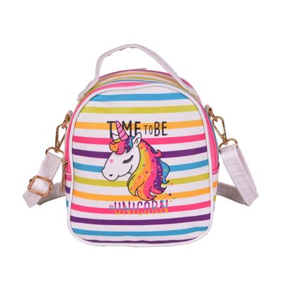 [ 12438-13 ] Cute Unicorn Backpack / Shoulder Bag for Girls