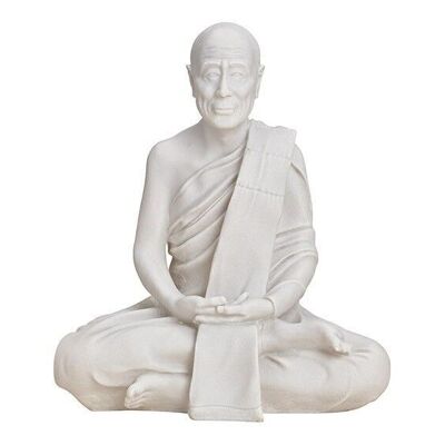 Monk own design unpainted from poly white (W / H / D) 27x30x16cm
