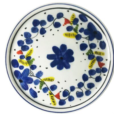 Plato pequeño Fiori blu 21cm