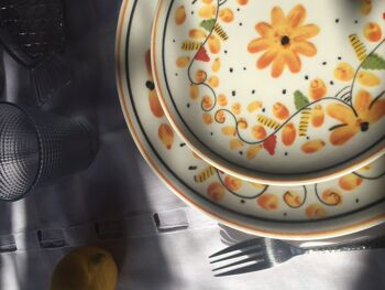 Fiori giallo "Classico" Dinner Plate 28cm 4