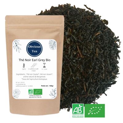 Tè nero Earl Grey biologico - Tè nero sfuso