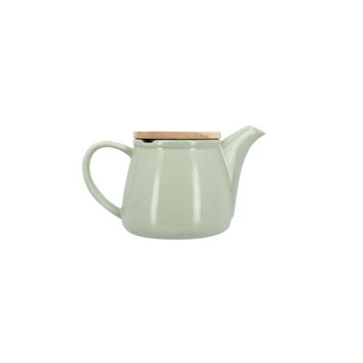 Anna Teapot 500ml in Celadon Stoneware with Bamboo Lid