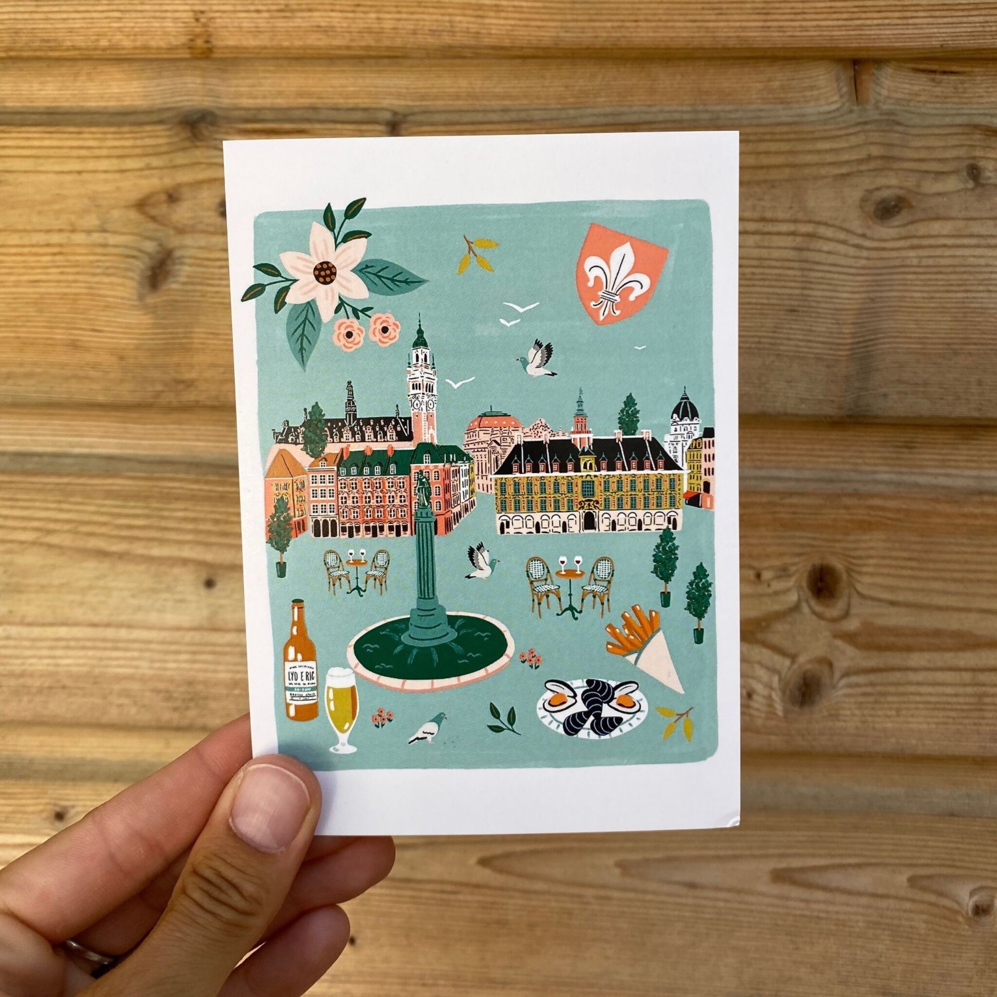 cartolina illustrata di Lille