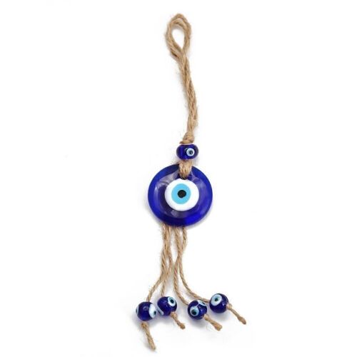 Evil Eye Hanging with a Hemp Rope