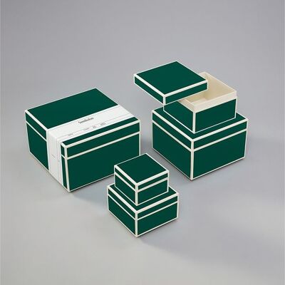Set of 5 storage boxes, forest