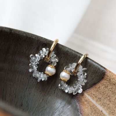 Sophia hoop earrings