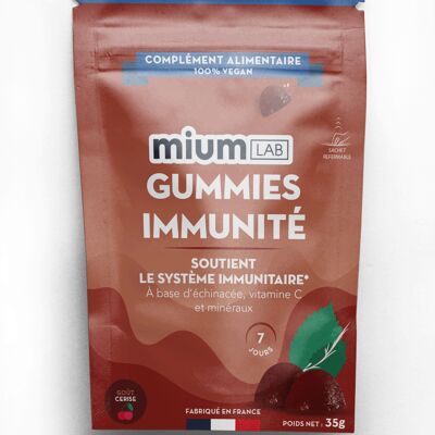 Gummies Immunité sans sucres - ZIP 7 jours