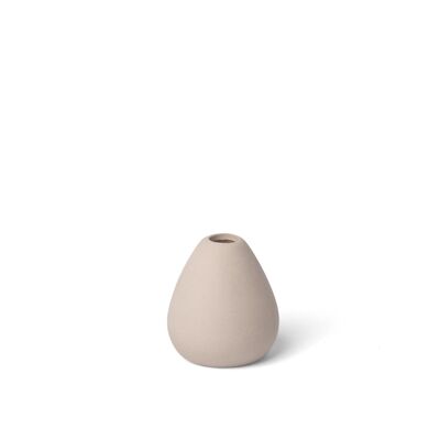 Vase en céramique grise S (diamètre 8,5 x 7,50 cm)