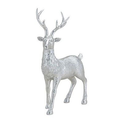 Deer in silver made of poly