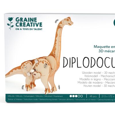 KIT MODELLO MECCANICO 3D DIPLODOCUS