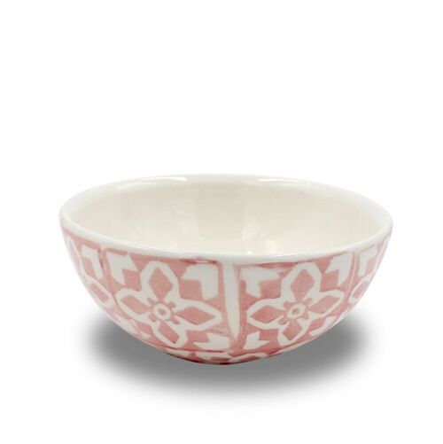 MOSAIC BOWL 14,5X6,5CM ROSADO