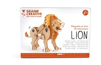 KIT MAQUETTE 3 D MECANIQUE LION 1