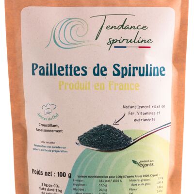 Paillettes de spiruline