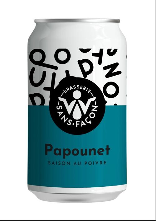 Bière Saison Au Poivre  Pale Ale Papounet! 33 cl 5,8%