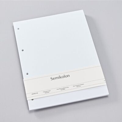 Photo cardboard 4-hole, bright white