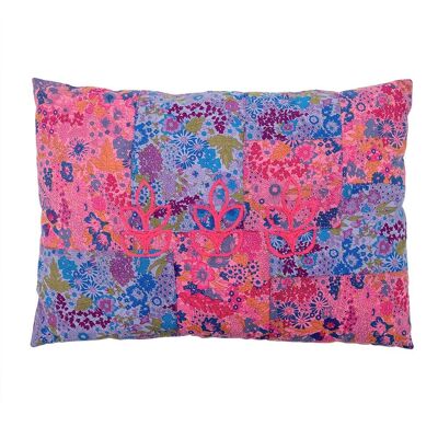 Blueberry-fuscia cushion