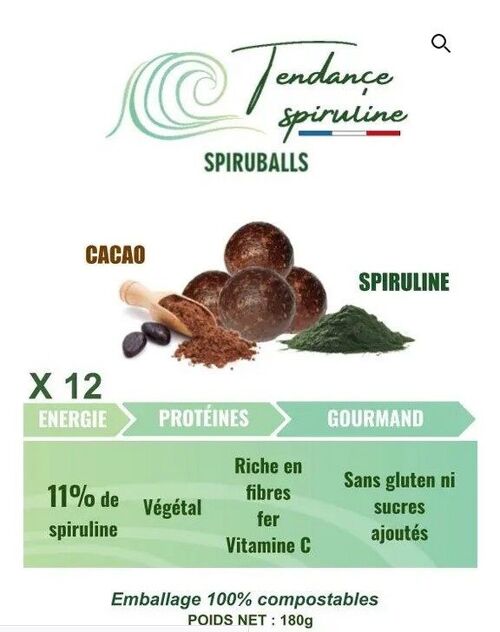 Spiruballs Cacao x12 balls
