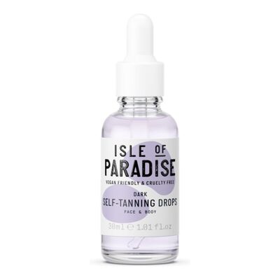 Isle of Paradise - Gocce autoabbronzanti scure 30 ml