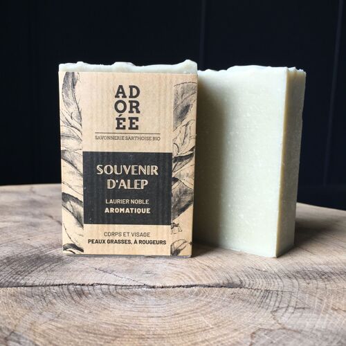 Savon à froid - SOUVENIR D'ALEP - mention Nature&Progrès