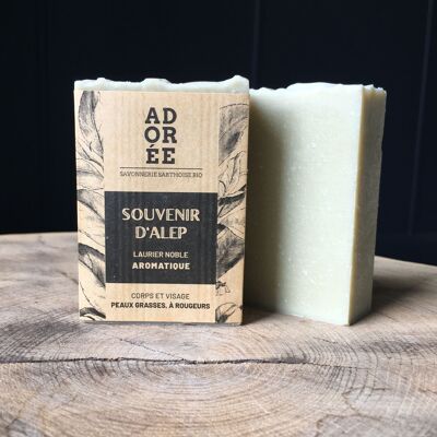 Cold process soap - SOUVENIR D'ALEP - mention Nature&Progrès