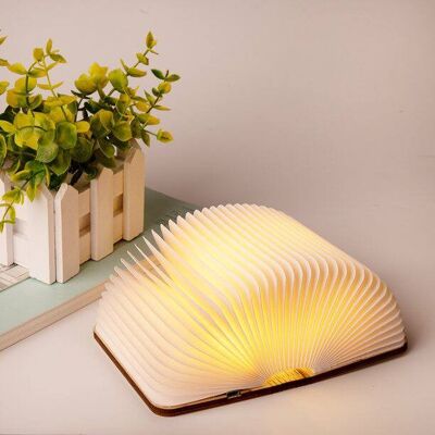 Lampe Led, déco design, modèle livre