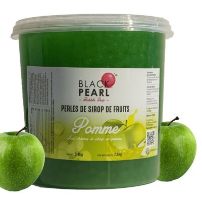 Perlas de fruta de manzana verde bote 3,4kg